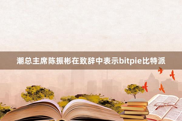 潮总主席陈振彬在致辞中表示bitpie比特派