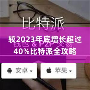 较2023年底增长超过40%比特派全攻略