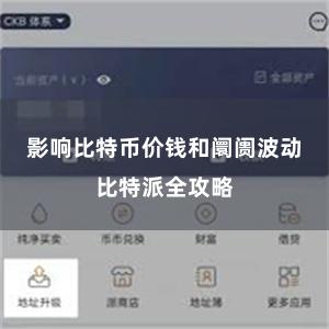 影响比特币价钱和阛阓波动比特派全攻略